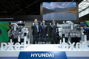 HD현대인프라코어, ‘HYUNDAI’ 차세대 엔진 유럽 첫 공개